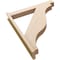 Ekena Millwork 5 1/2-in W x 34-in D x 40-in H Funston Block Rough Cedar Woodgrain TimberThane Outlooker, Primed Tan OUTUR055X34X40FST44RCPR - alternate 4